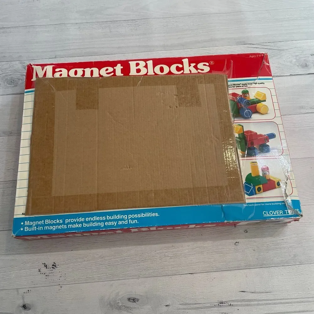 Vintage hilco 1980s magnet blocks big builders‎ set full set